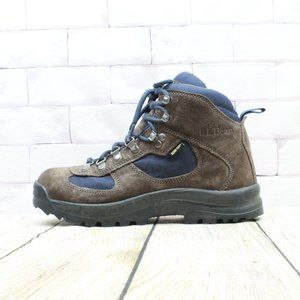LL Bean Suede Gortex  Lace Up Hiking Boots Sz 9 M